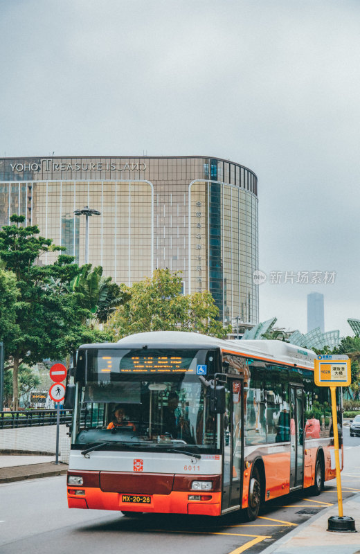 澳门半岛老城区城市风光