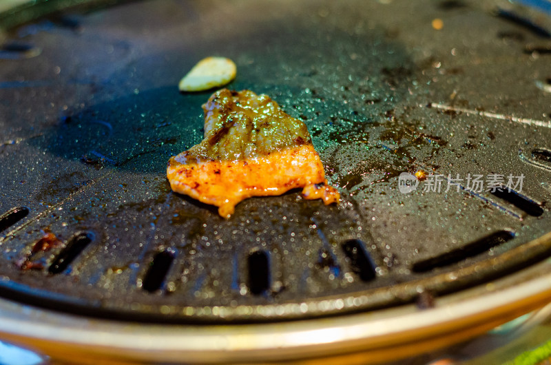 韩式烤肉特写