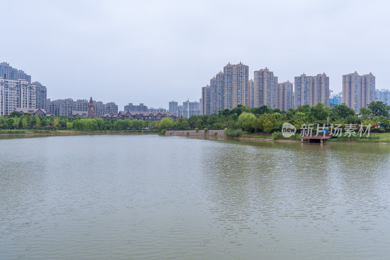 武汉江夏区韵湖湿地公园风景