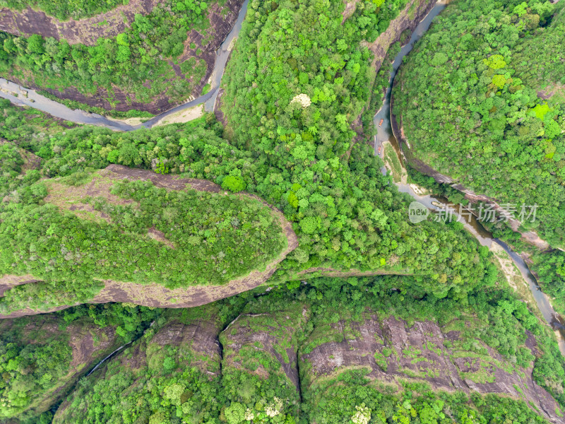 祖国大好河山青山绿水自然风光航拍图