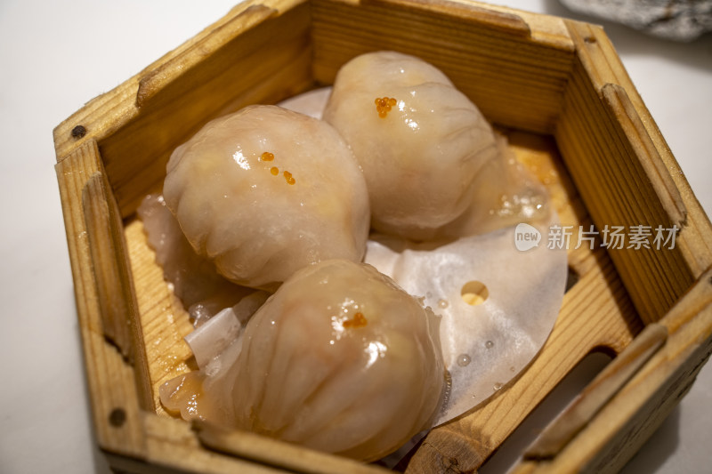中华美食广式早茶虾饺