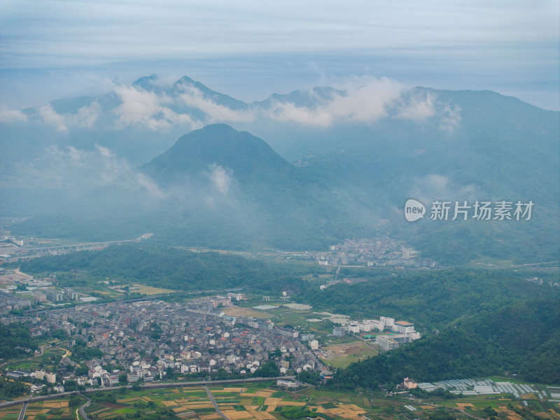 航拍浙江省温州市永嘉县楠溪江自然风光