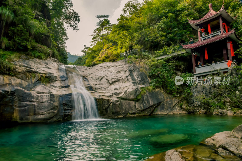 黄山市翡翠谷风光