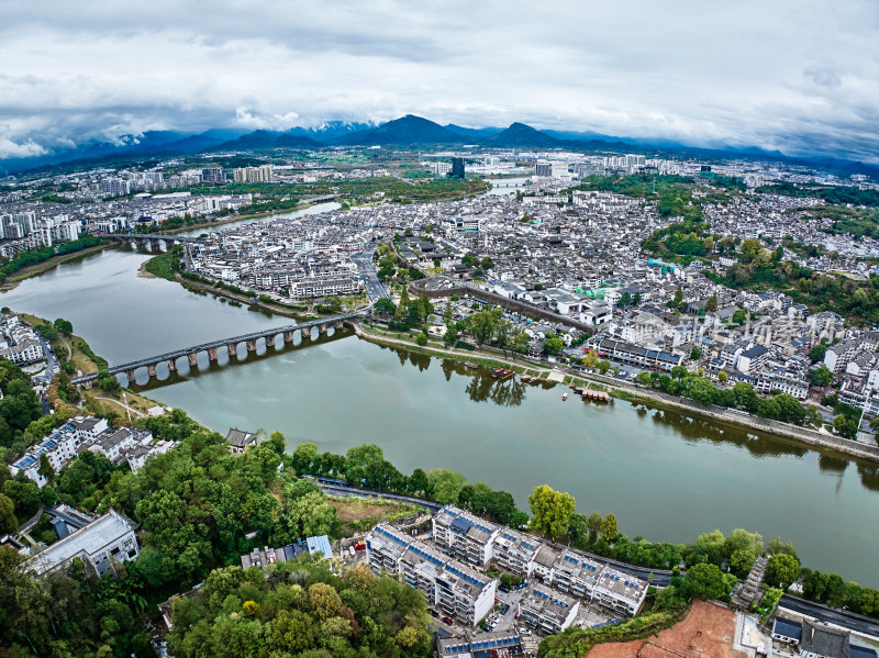 安徽黟县城市风光