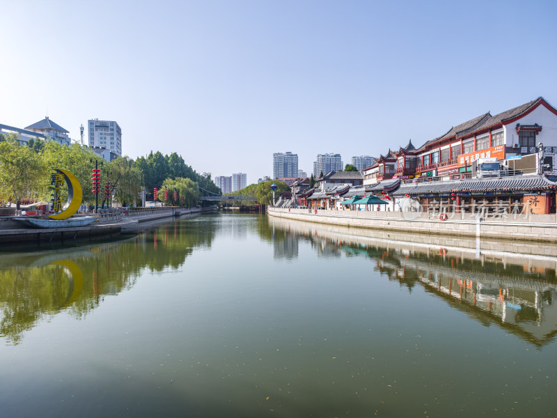 山东济宁古运河东大寺竹竿巷景观