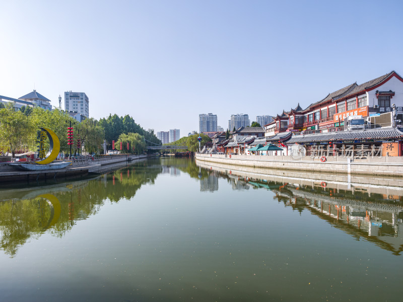 山东济宁古运河东大寺竹竿巷景观