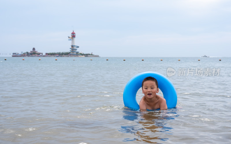 秦皇岛南戴河景区海边海滨海滩