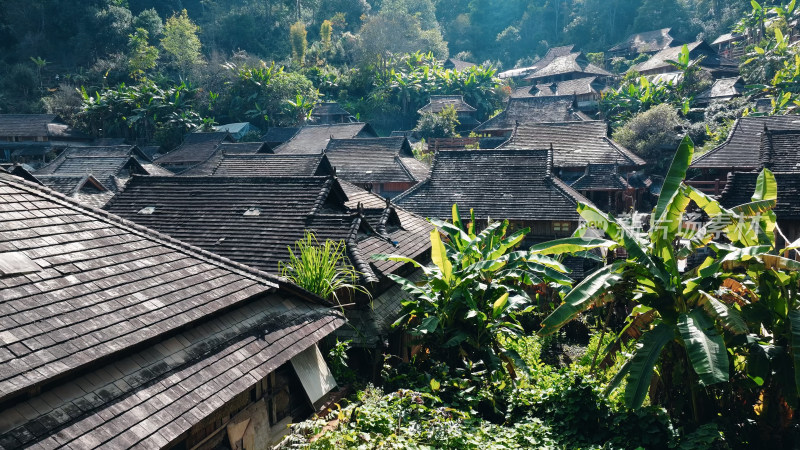 云南景迈山糯干古寨