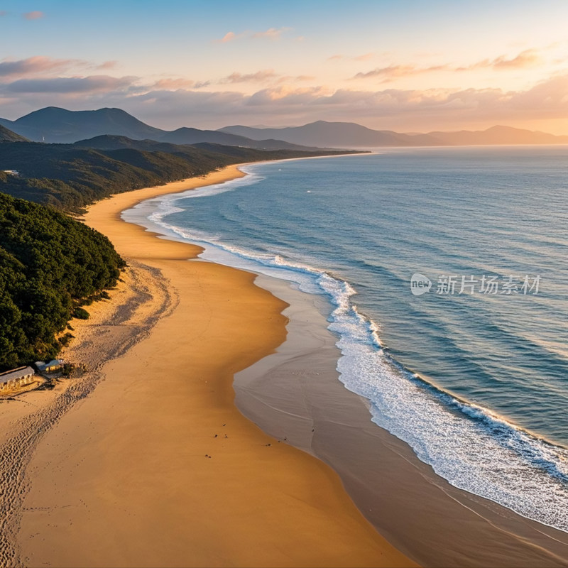 海岛风光旖旎迷人沙滩海边风景