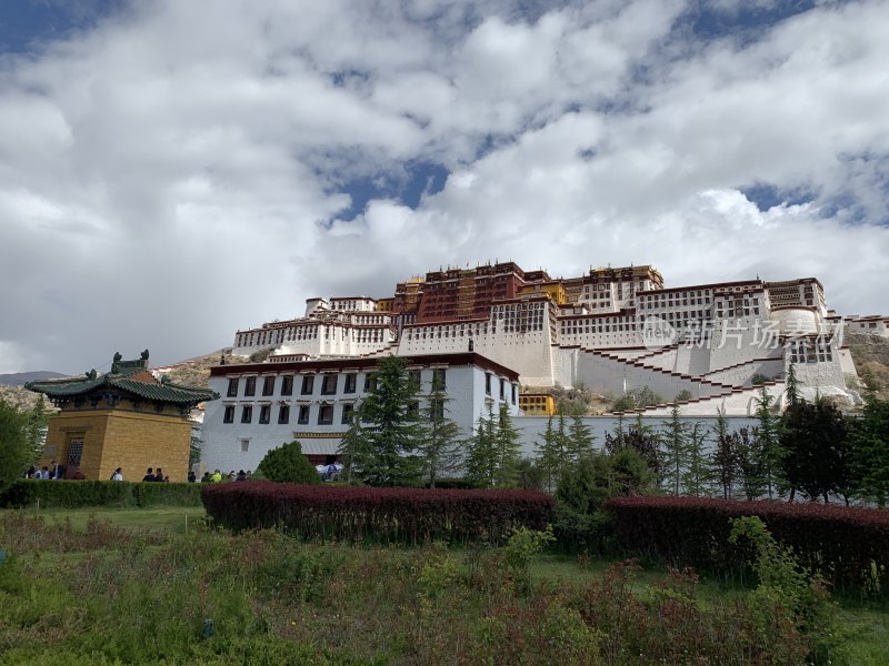拉萨布达拉宫建筑景观