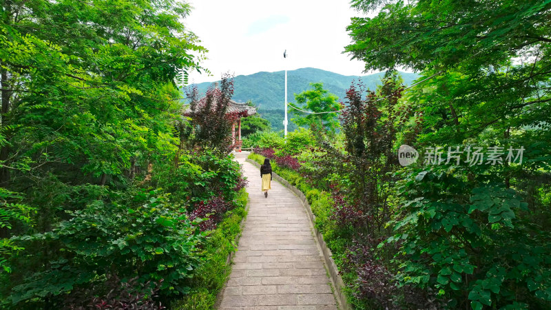 甘肃天水麦积山航拍