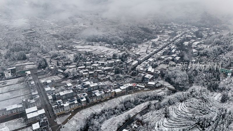 重庆酉阳：大雪纷飞赏雪忙