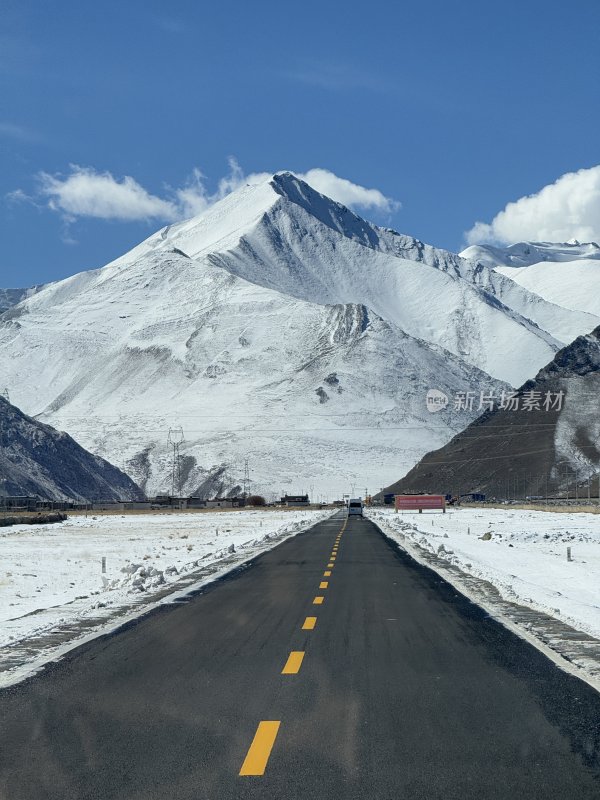 雪山 公路 浪卡子自然保护区