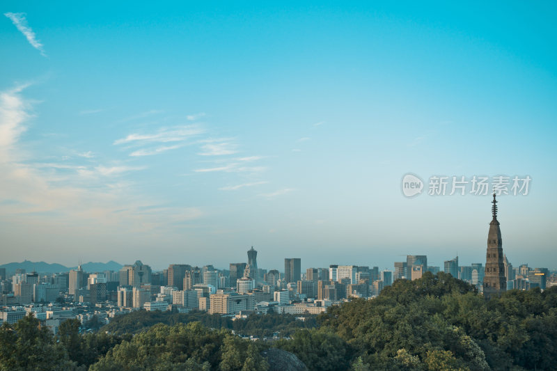 杭州西湖宝石山风景区