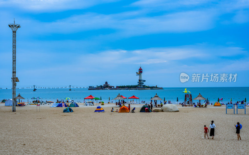 秦皇岛北戴河夏日海滨风光