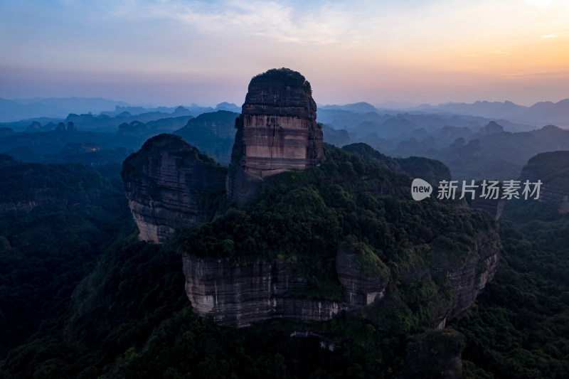 广东韶关丹霞山航拍图