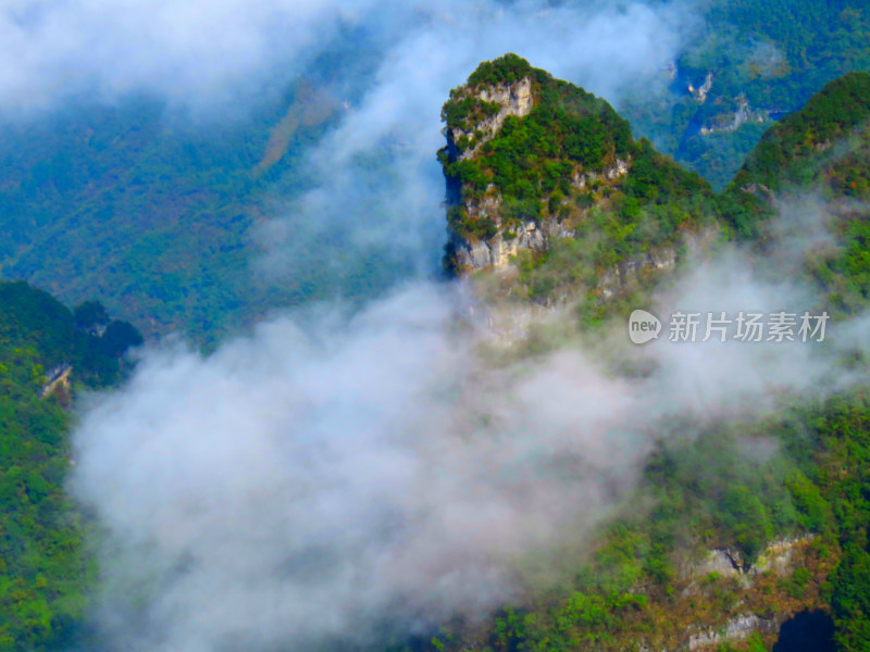 张家界天门山旅游风光