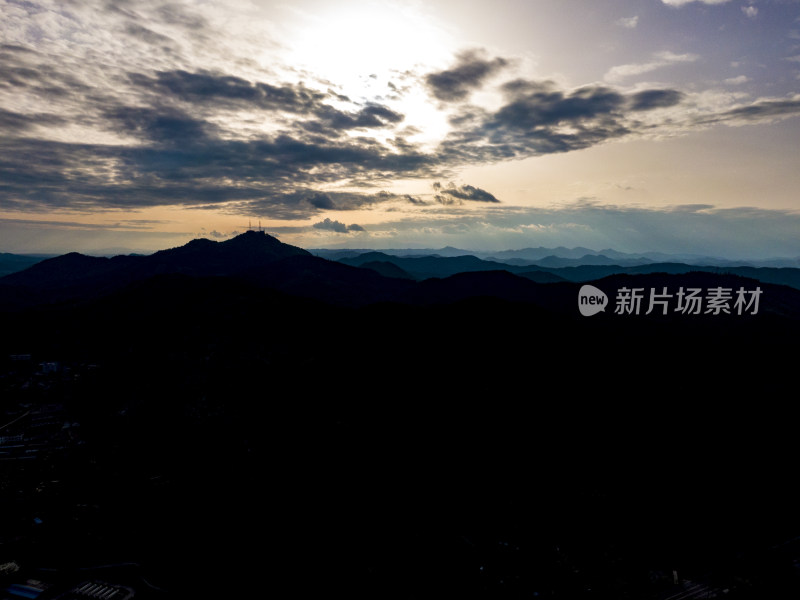 祖国大好河山青山绿水自然风光航拍图