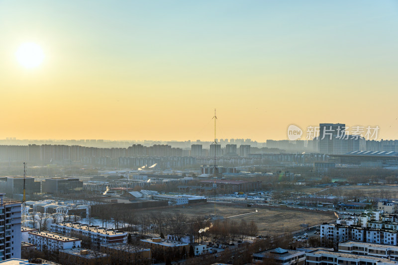 中国北京朝阳区城市建筑群