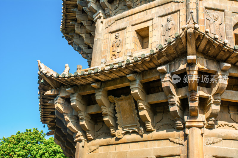 福建泉州开元寺镇国塔特写