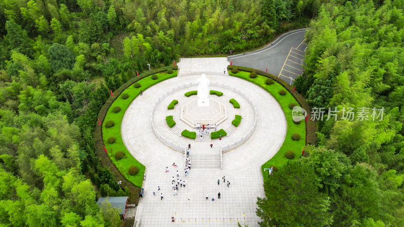 福建古田会议旧址航拍