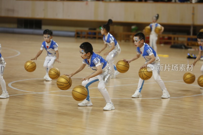 2024年丽水市幼儿园运动会篮球操表演等