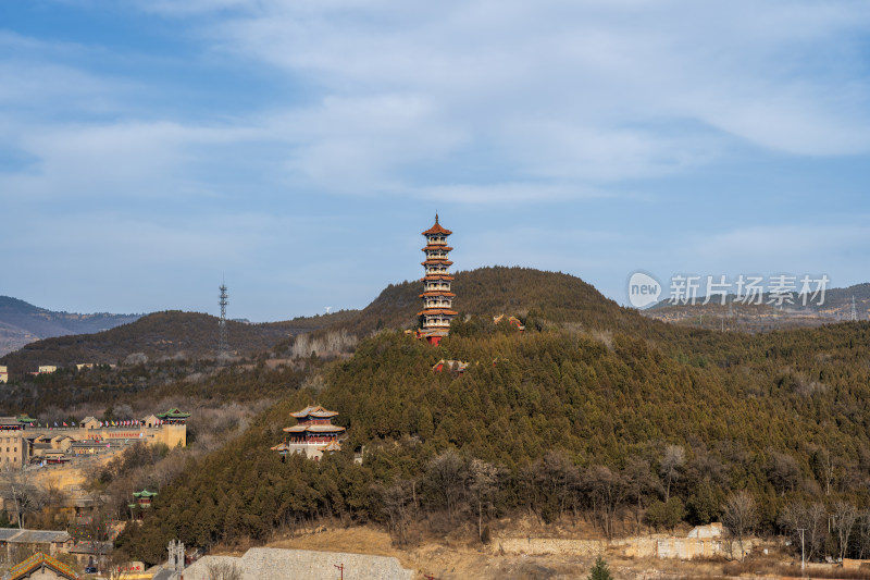 山西晋城皇城相府文峰塔