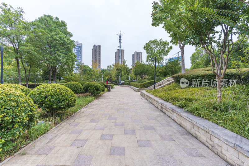 武汉江夏区韵湖湿地公园风景