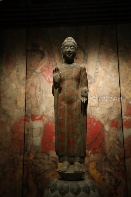 山东青州博物馆佛像展示