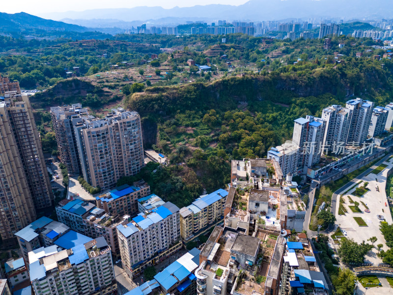 四川达州城市建设航怕图