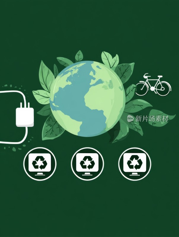 绿色环保生活，低碳出行与循环利用