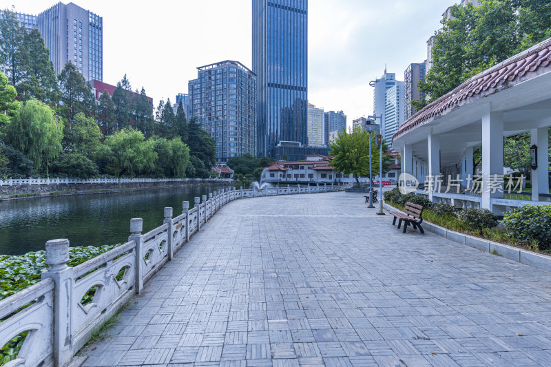 武汉江岸区小南湖公园风景