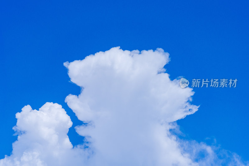 广州南沙蓝天白云唯美自然风光