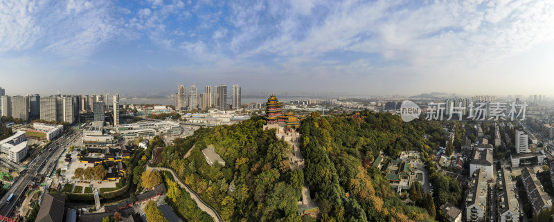 江苏南京阅江楼全景图