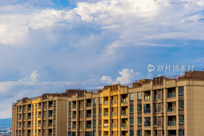 重庆南岸区的城市建筑居民楼