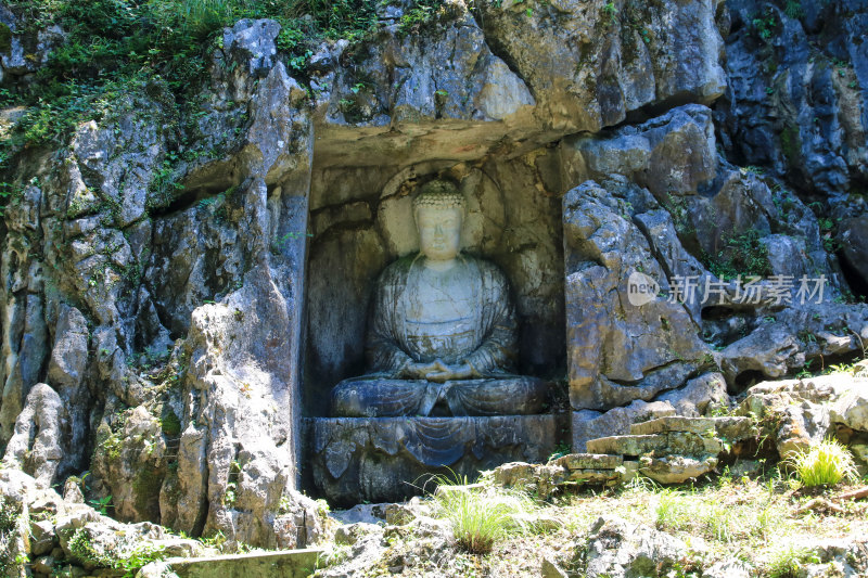 杭州灵隐寺飞来峰景区石刻造像