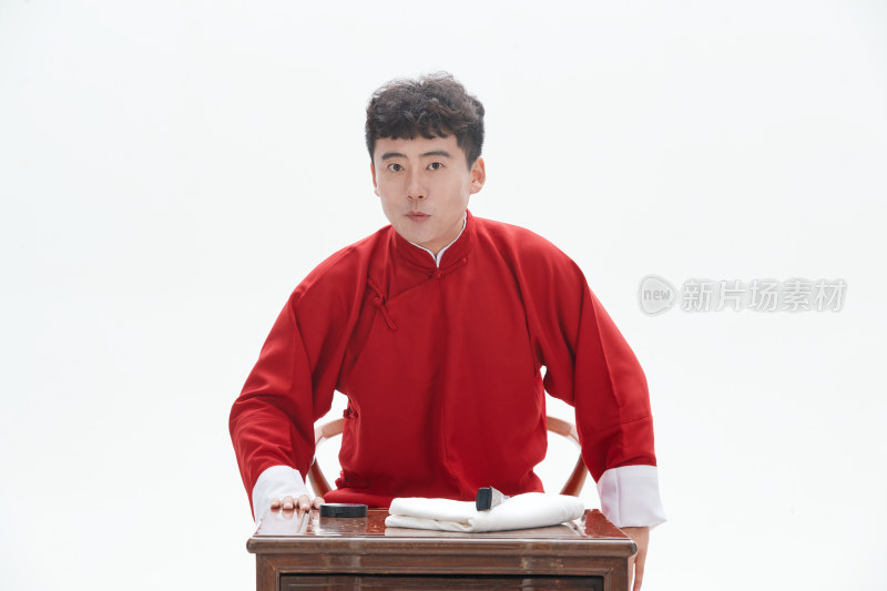 中国传统曲艺相说书人演艺术形象