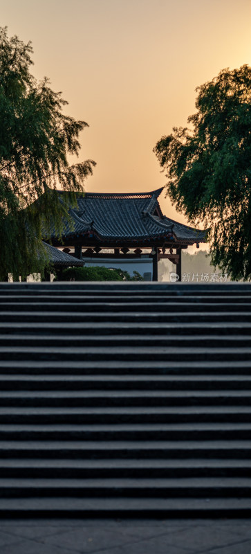 山东济南大明湖风景区景点景观