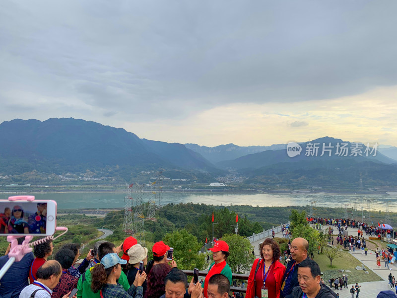 湖北宜昌三峡大坝风景区旅游风光