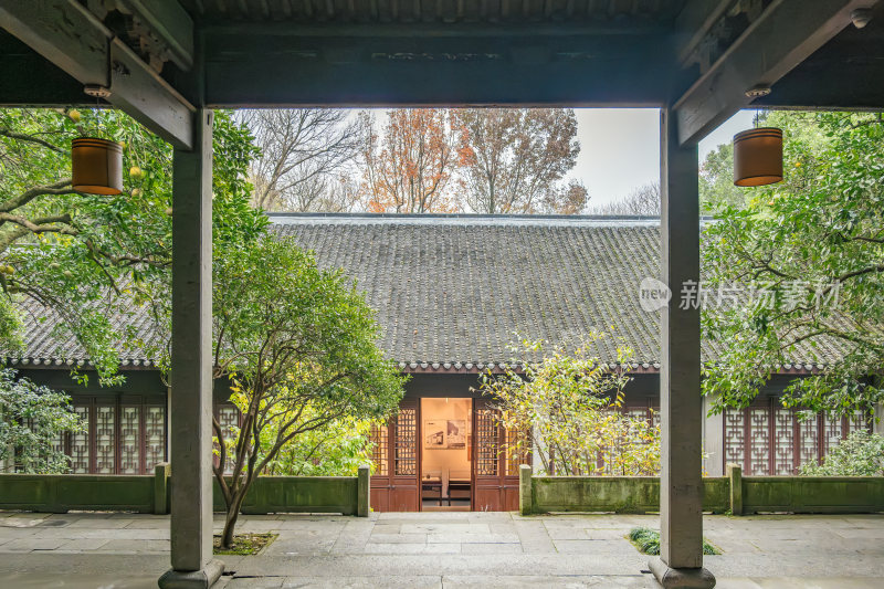 杭州虎跑公园-中式园林庭院景观