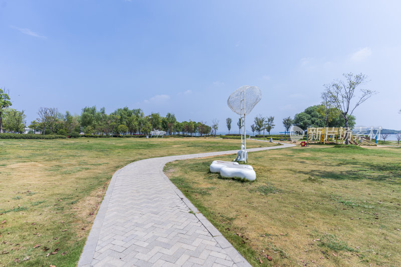 武汉江夏区悦湖公园风景