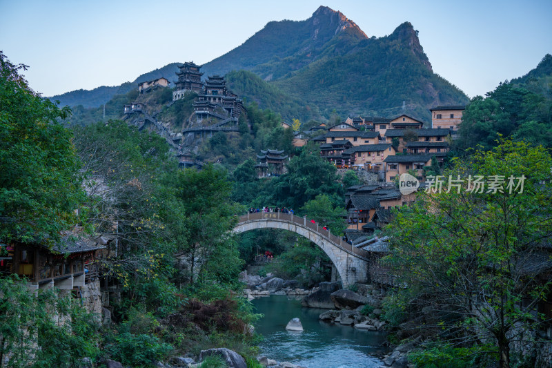 江西上饶市望仙谷旅游度假区仙侠世界风光