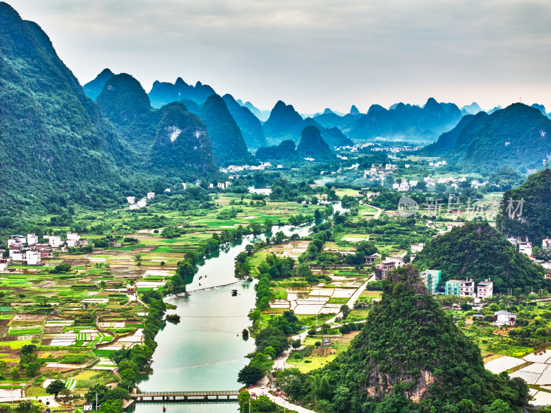 桂林遇龙河风光美景