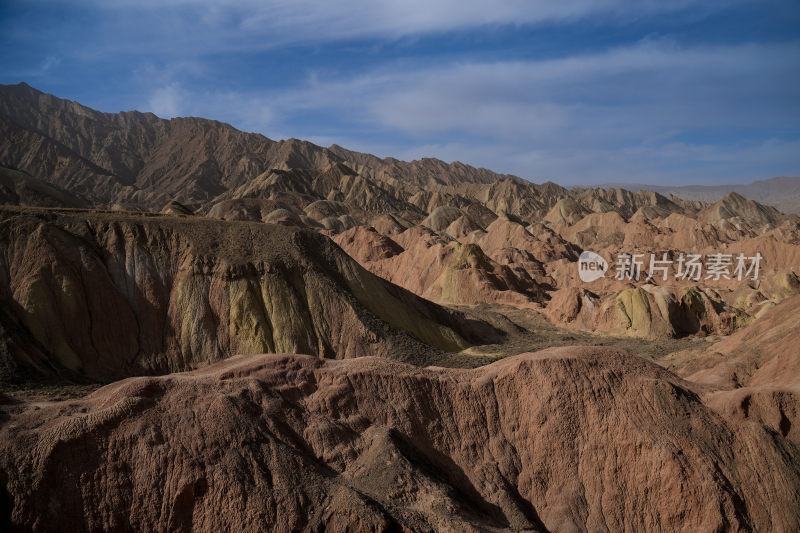 甘肃张掖七彩丹霞风景