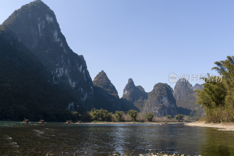 阳朔兴坪漓江山水风光