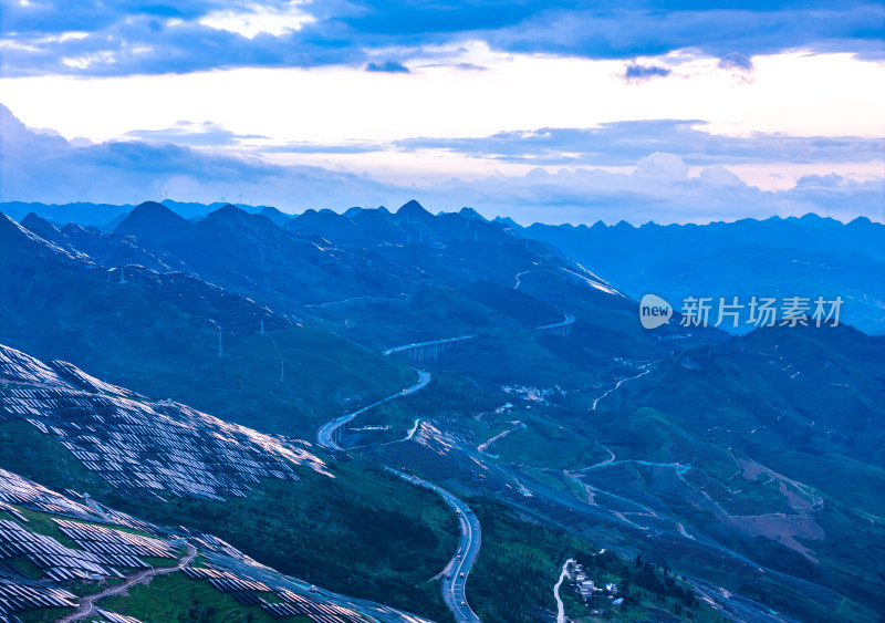 贵州山地光伏喀斯特地貌