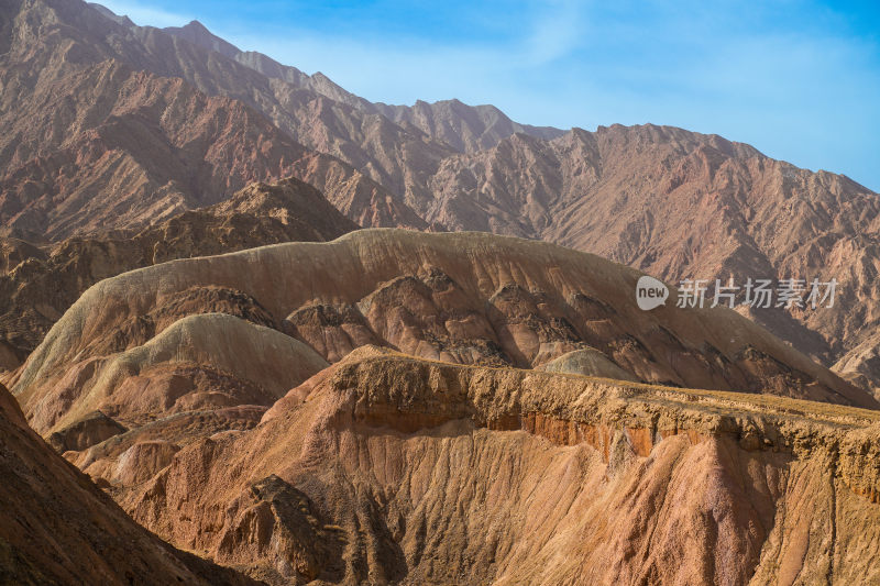 甘肃张掖七彩丹霞风景