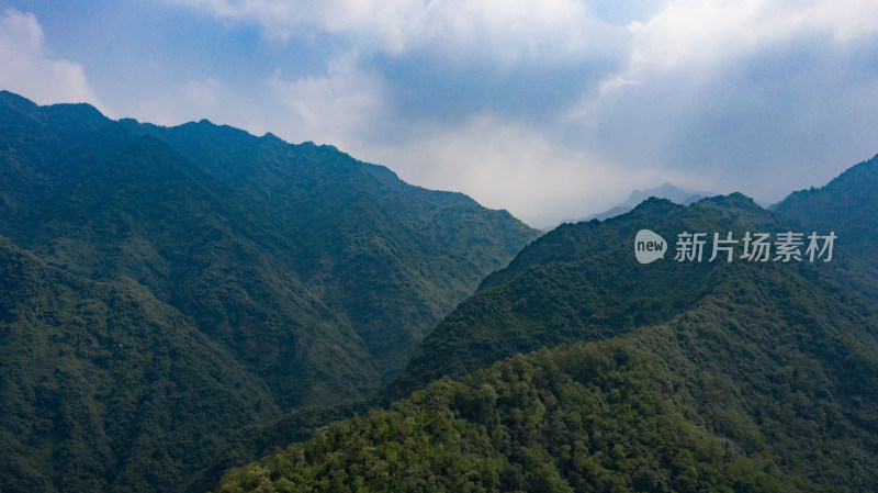 秦岭山脉航拍