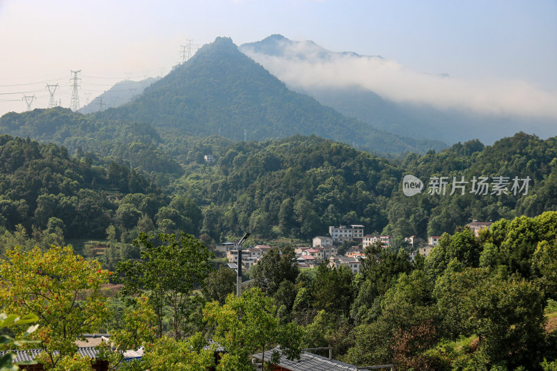 美丽乡村湖北秭归三斗坪镇中堡村田园风景