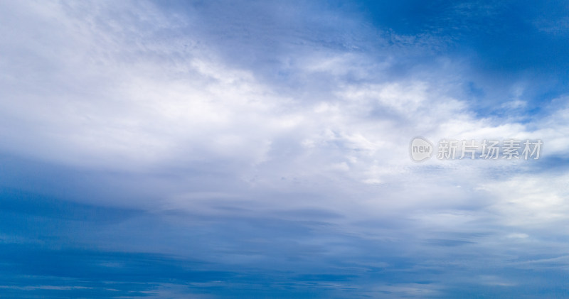 雨后傍晚的天空云层